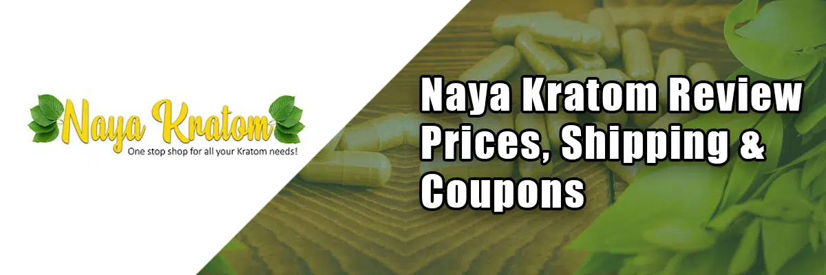 Naya Kratom vendor review banner and company logo