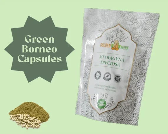 green borneo kratom capsules