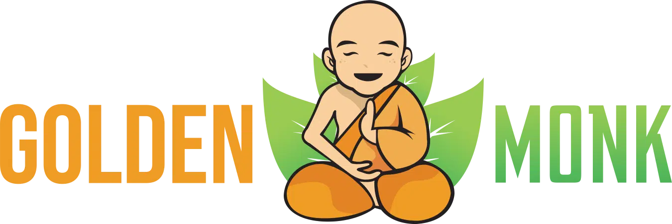 Golden Monk logo banner