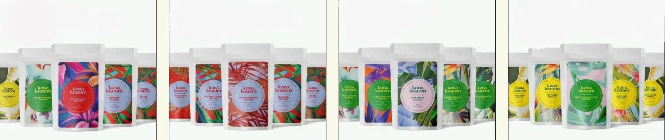 image of kona kratom products
