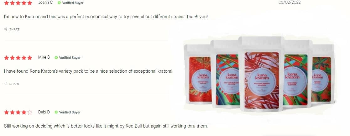 image of kona kratom products review
