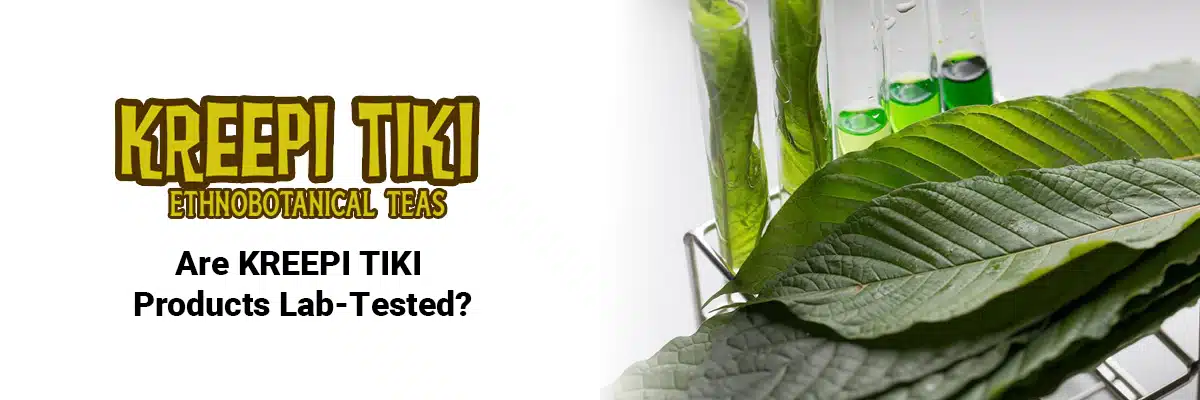 Kreepi Tiki Tea Lab Testing banner