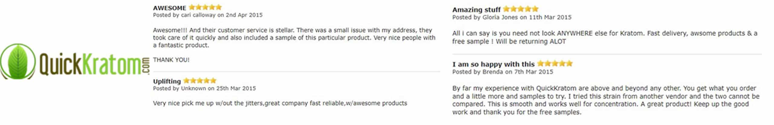 image of quick kratom products reviews