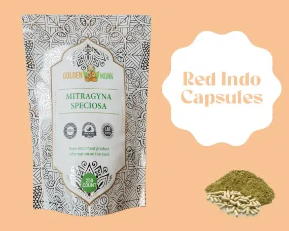 red indo kratom capsules