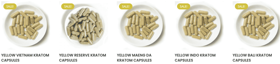 image of crazy kratom capsules