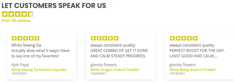 image of crazy kratom.com customer reviews