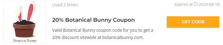 image of botanical bunny kratom coupon