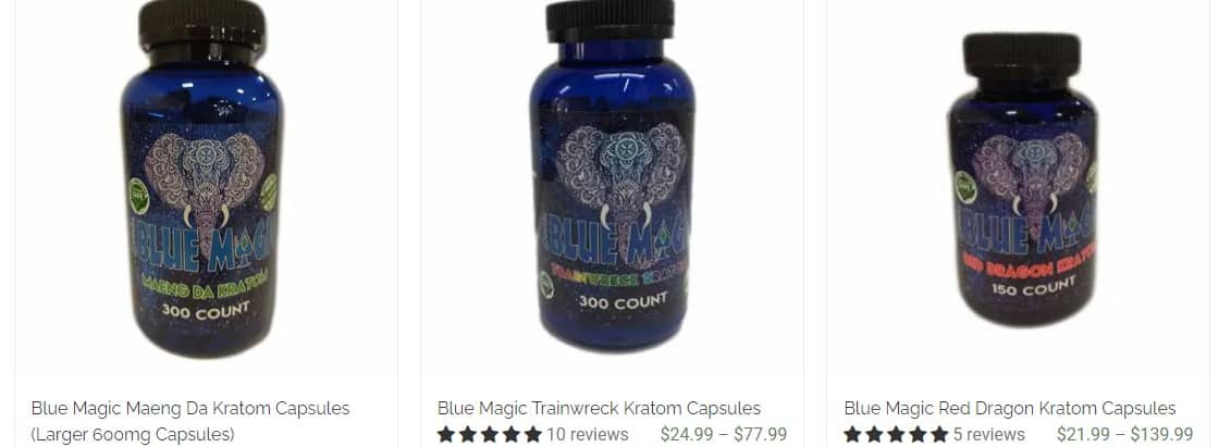 image of blue magic kratom product review