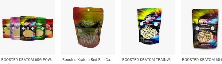 image of boosted kratom capsle