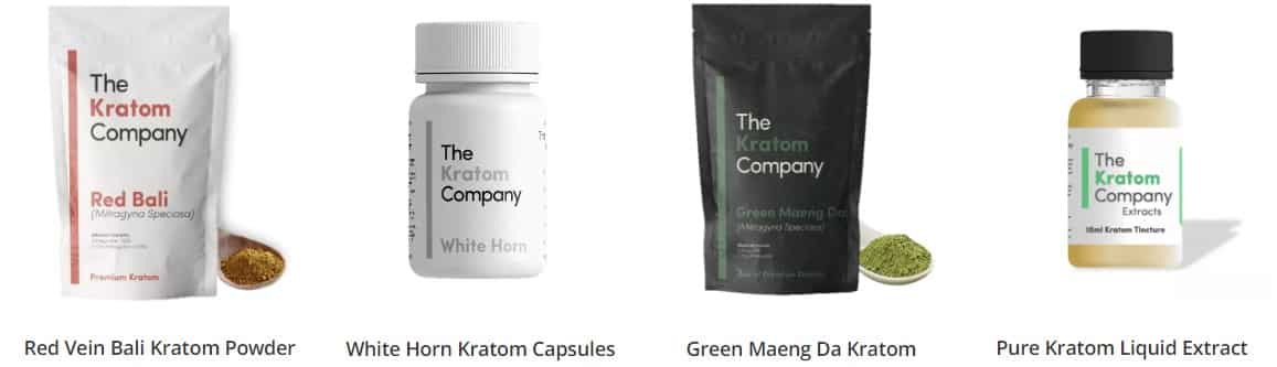 image of the kratom company products