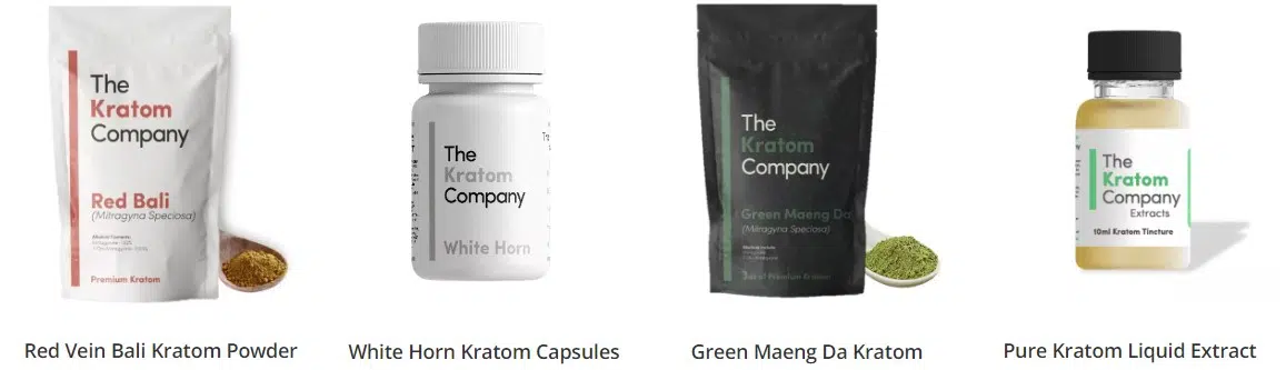 image of the kratom company products