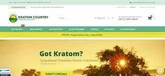 Kratom Country homepage