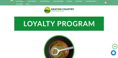 Kratom Country Loyalty Program banner