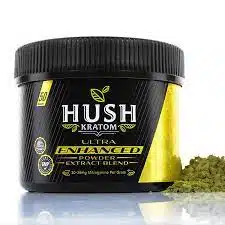 Hush Kratom Ultra Enhanced powder extract blend