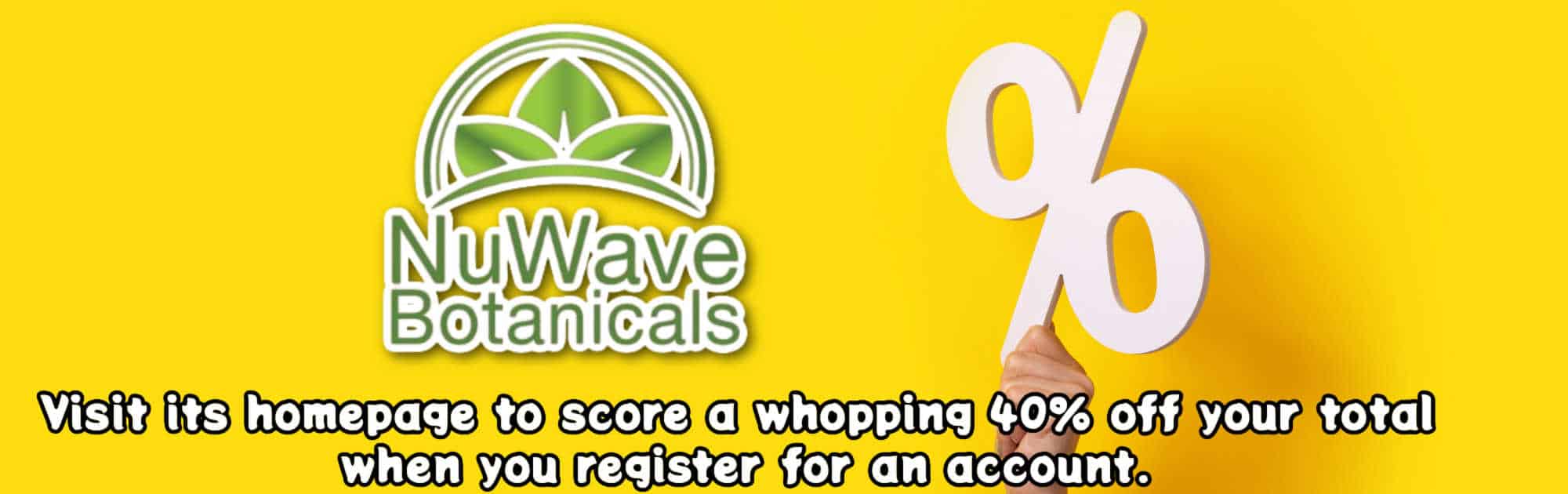 image of nuwave botanicals coupon code and discounts