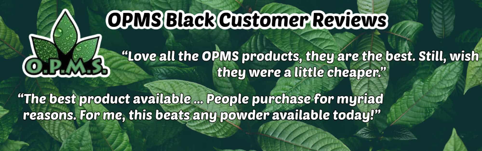 image of opms black customer reviews