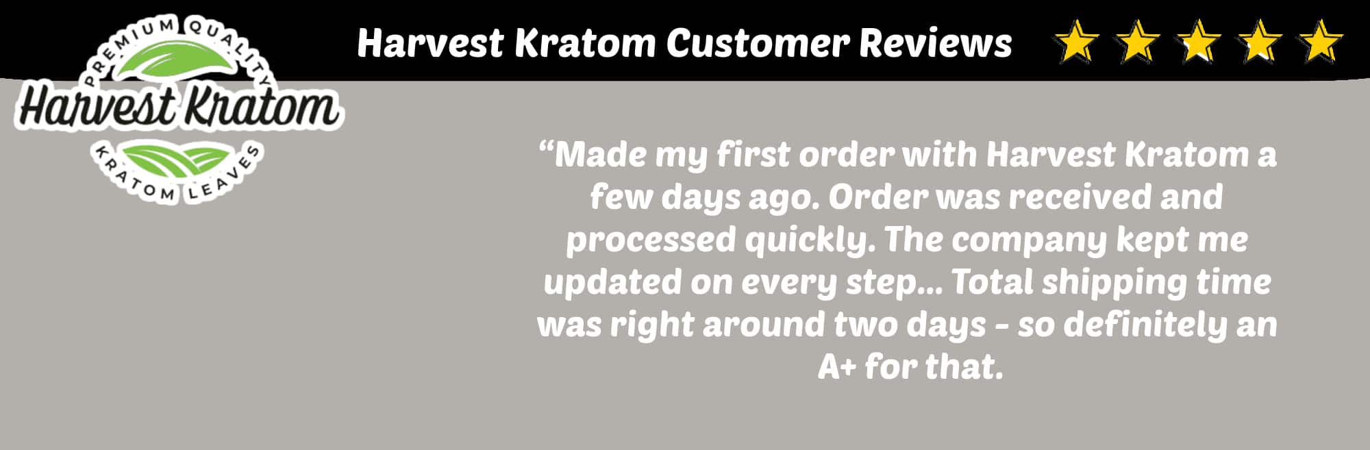image of harvest kratom customer reviews