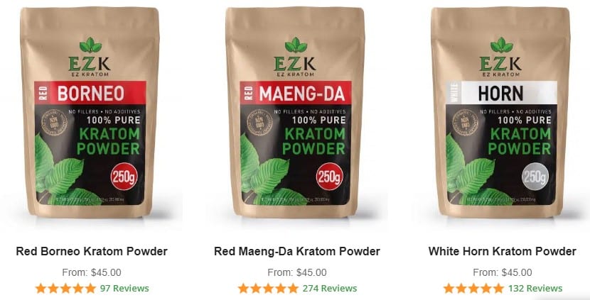 image of ez kratom products