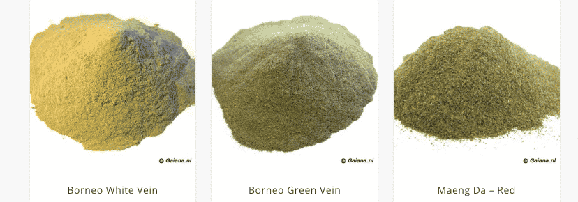 image of gaiana kratom products