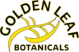 image of golden leaf botanicals logo