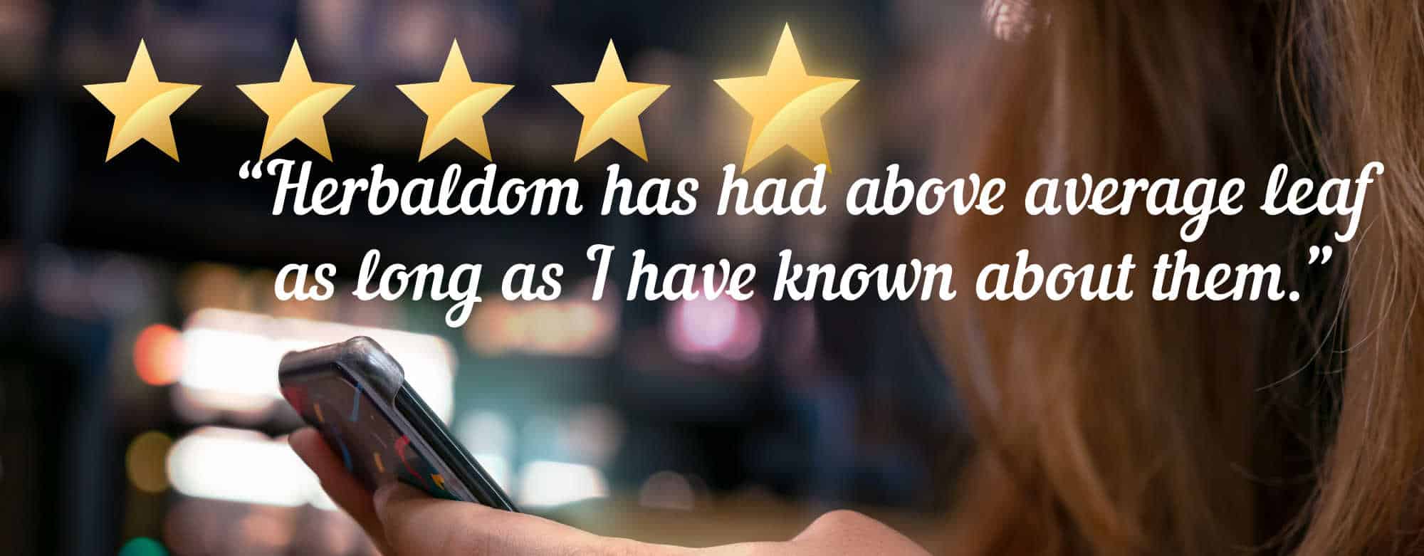 image of herbaldom customer reviews