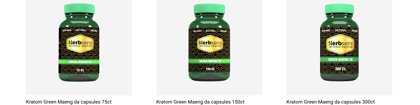 image of herbsens kratom strains