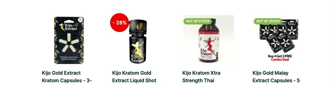 image of kijo kratom products