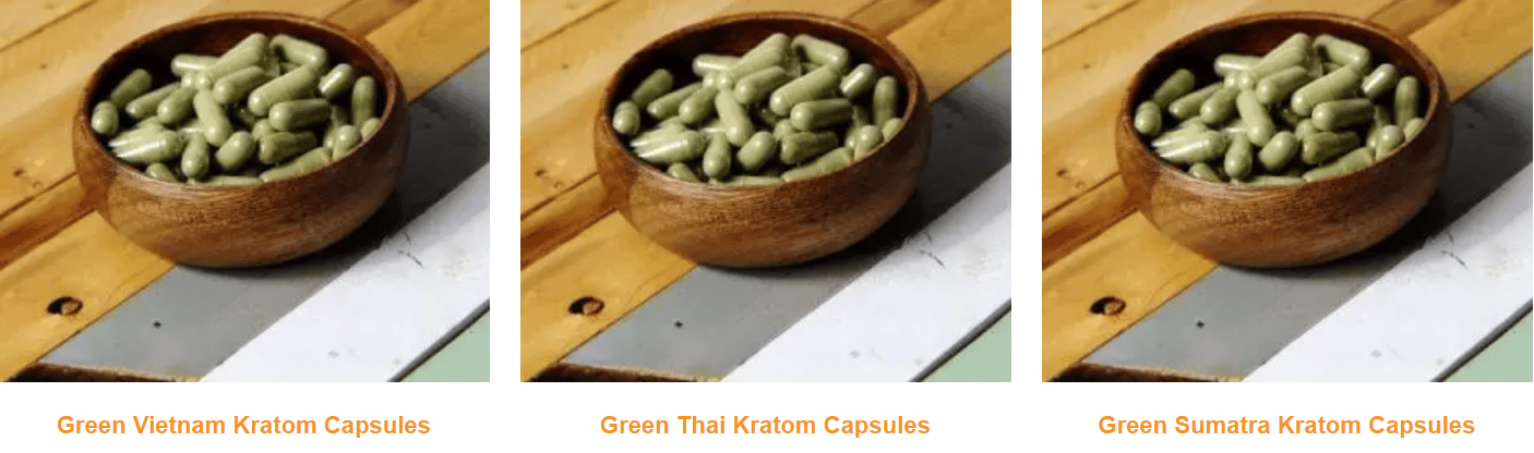 image of kratom bloom capsules