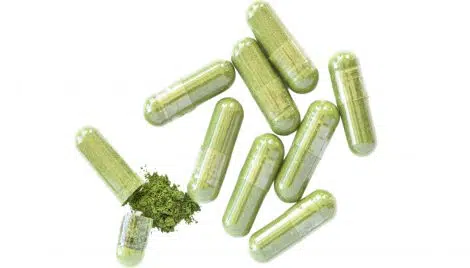 image of kratom capsules