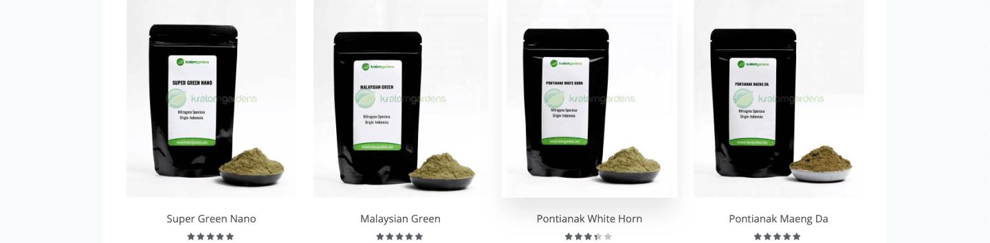 image of kratom gardens products