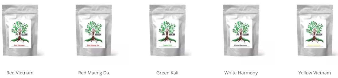 image of life of kratom products