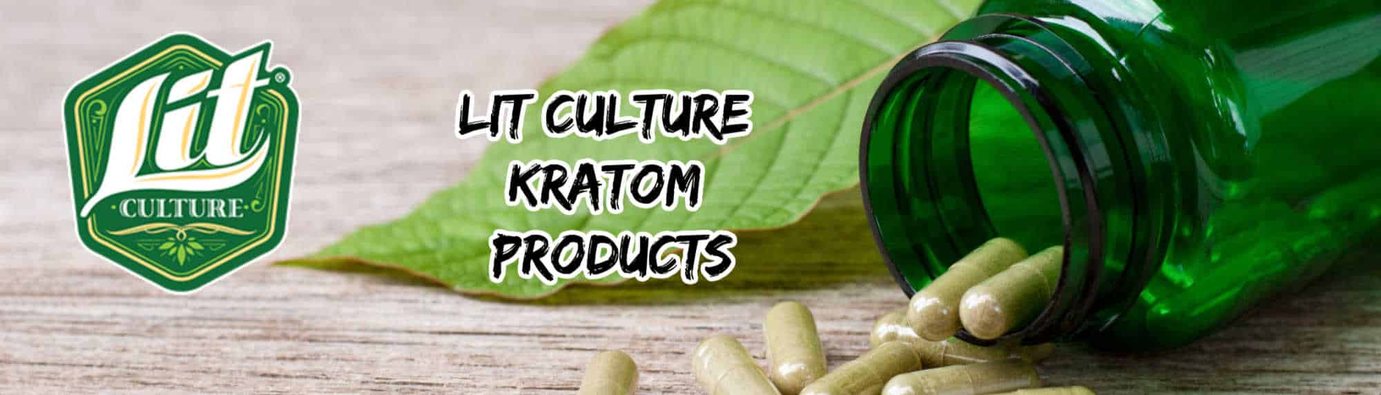 image of kratom products of lit culture