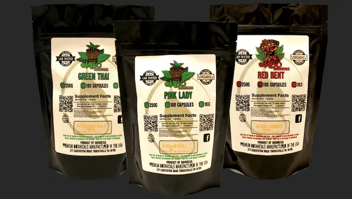 image of mbc kratom products