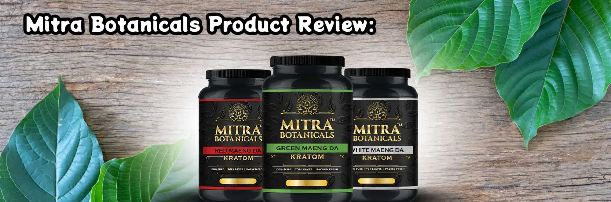 Mitra botanicals product review banner and sample products