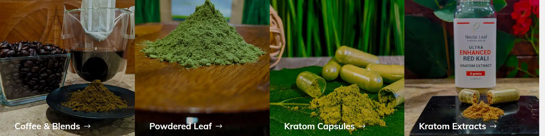nectar leaf kratom products