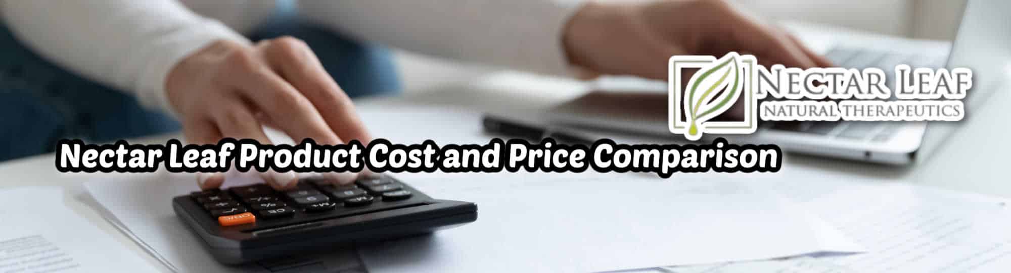 image of nectar leaf product cost and price comparison