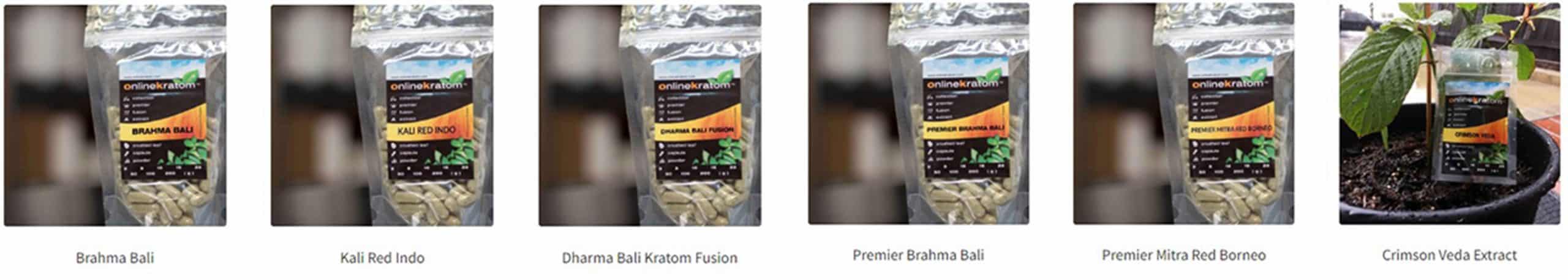 image of online kratom products