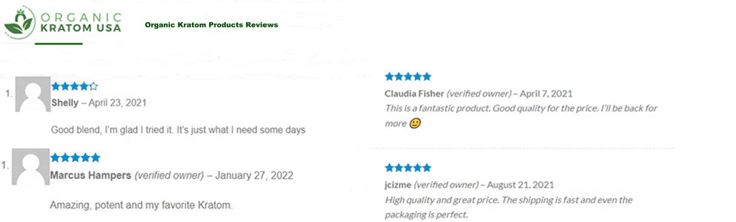 image of organic kratom products reviews