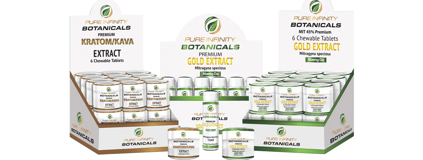 pure infinity botanicals kratom extract products