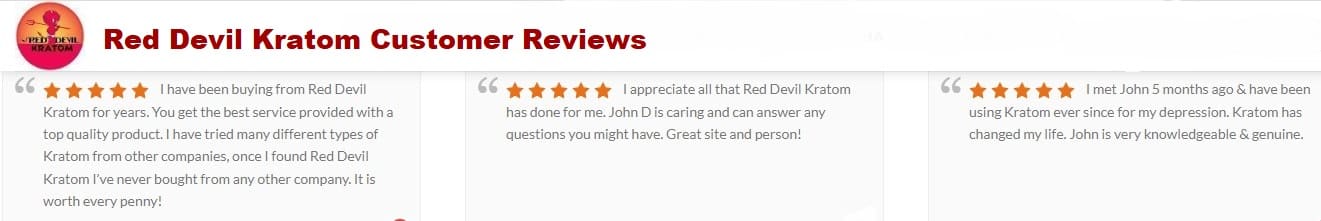image of red devil kratom reviews
