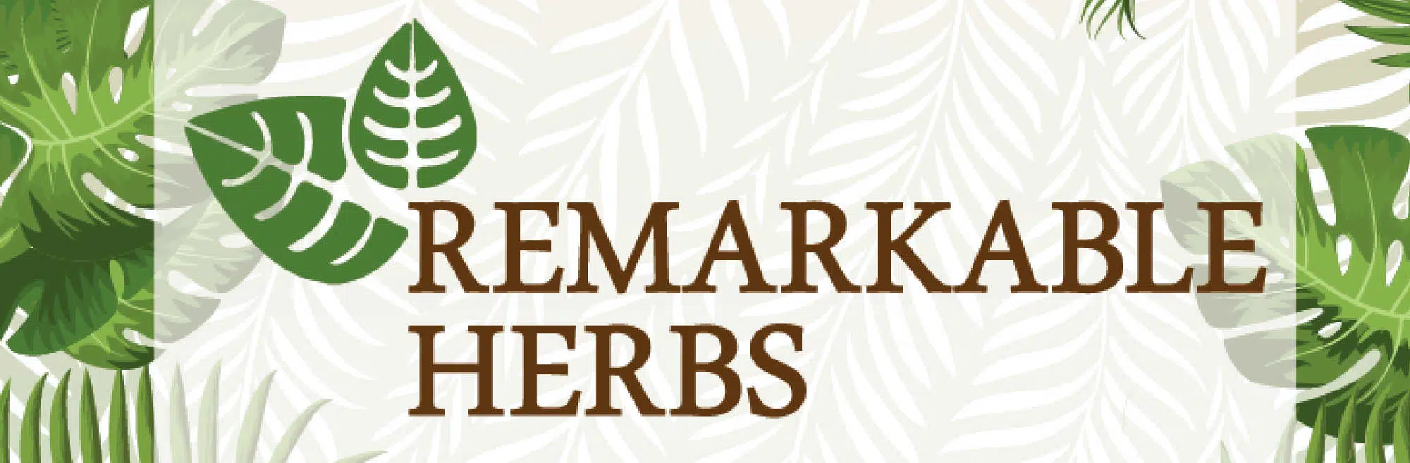 remarkable herbs banner logo