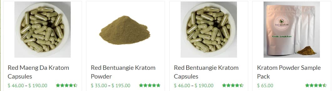 image of the kratom connection products