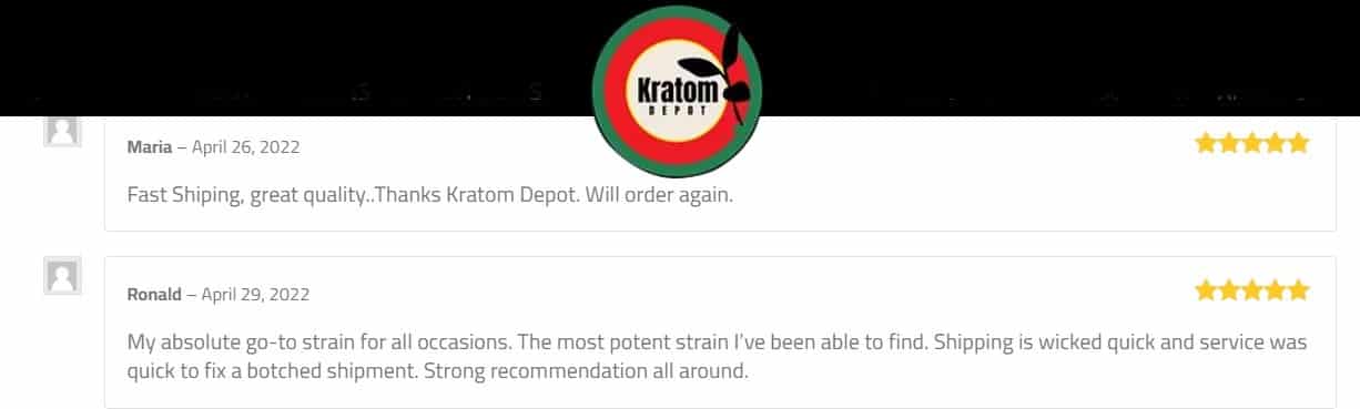 image of the kratom depot customer reviews