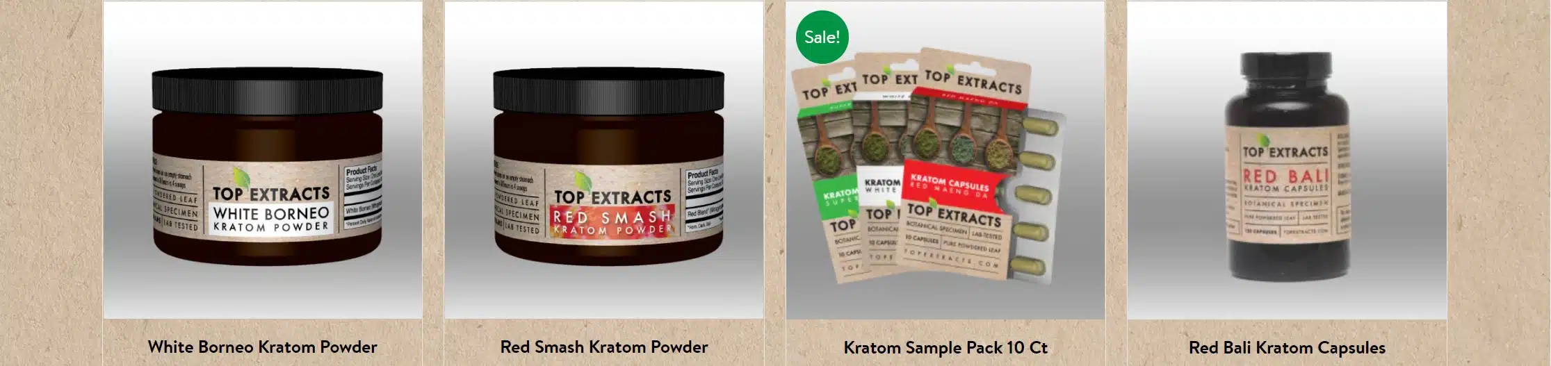 top extracts product line