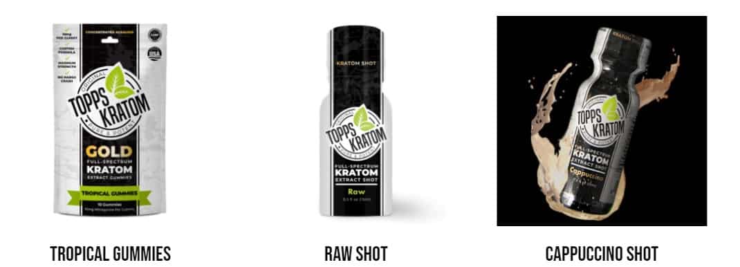 image of topps kratom products