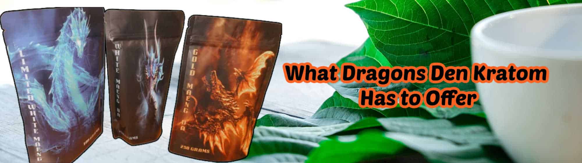 image of what dragons den kratom has to offer