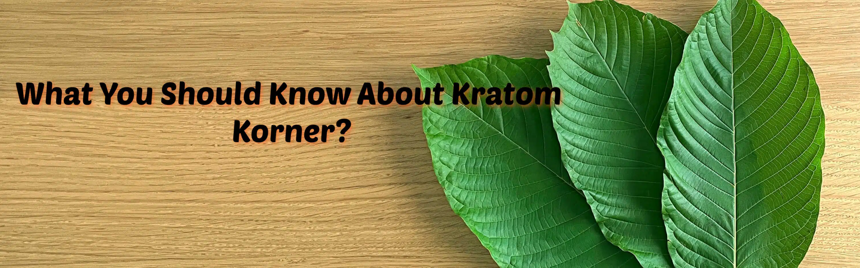 image of what should you know about kratom korner