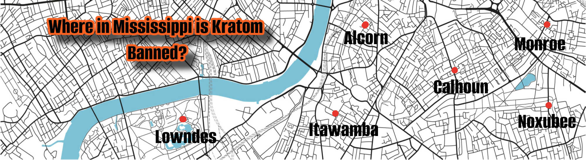 image of where kratom banned in mississippi