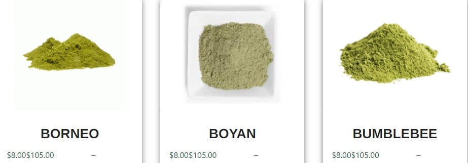image of white dragon botanicals product comparison